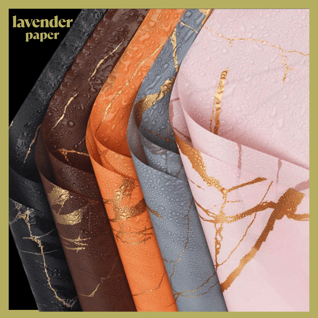 

Kertas Bunga Buket Motif Marble Florist Flower Wrapping Paper Cellophane KB023