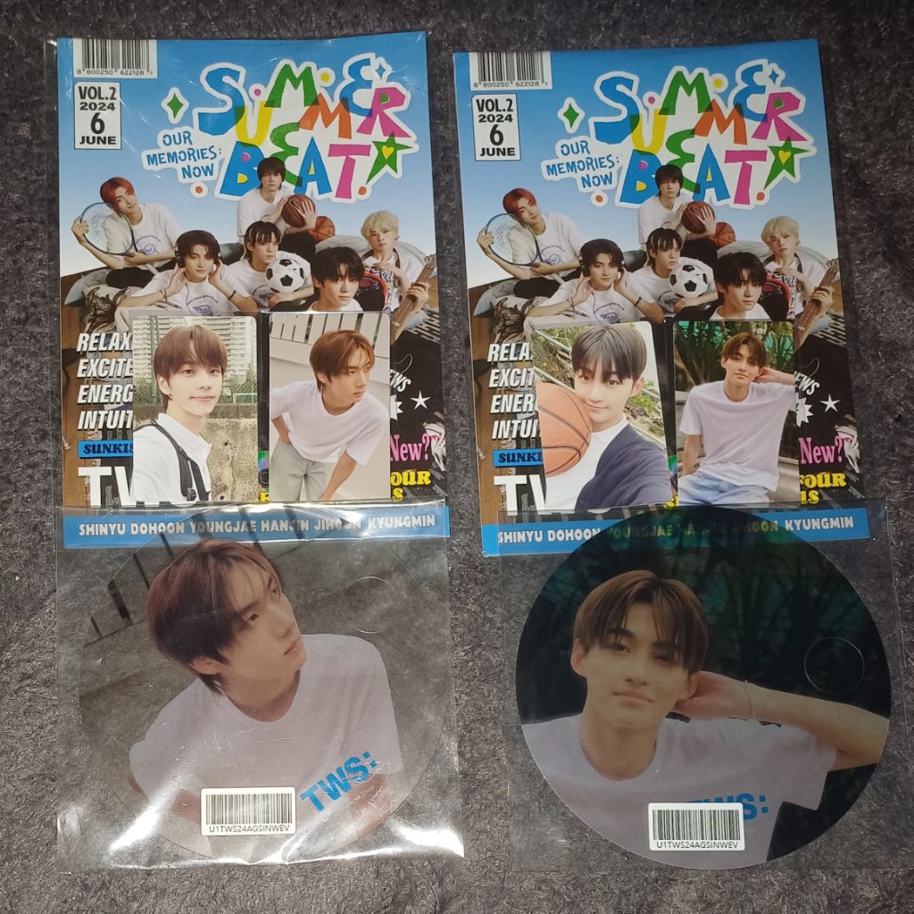 [READY STOCK] TWS 2nd MINI ALBUM SUMMER BEAT WEVERSE VER UNSEALED LENGKAP PC SHINYU JIHOON POB WEVER