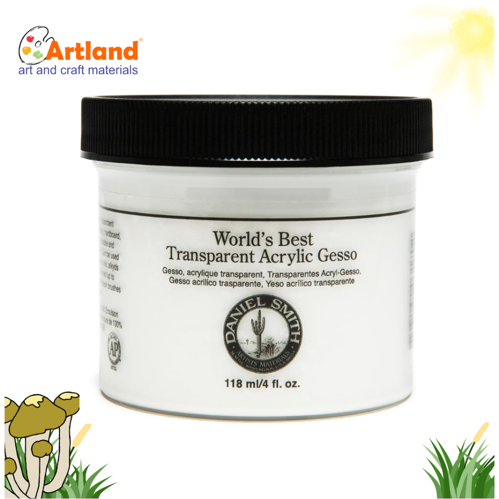 

Daniel Smith Transparent Gesso 118ml – Pelapis Transparan untuk Media Campuran & Lukisan