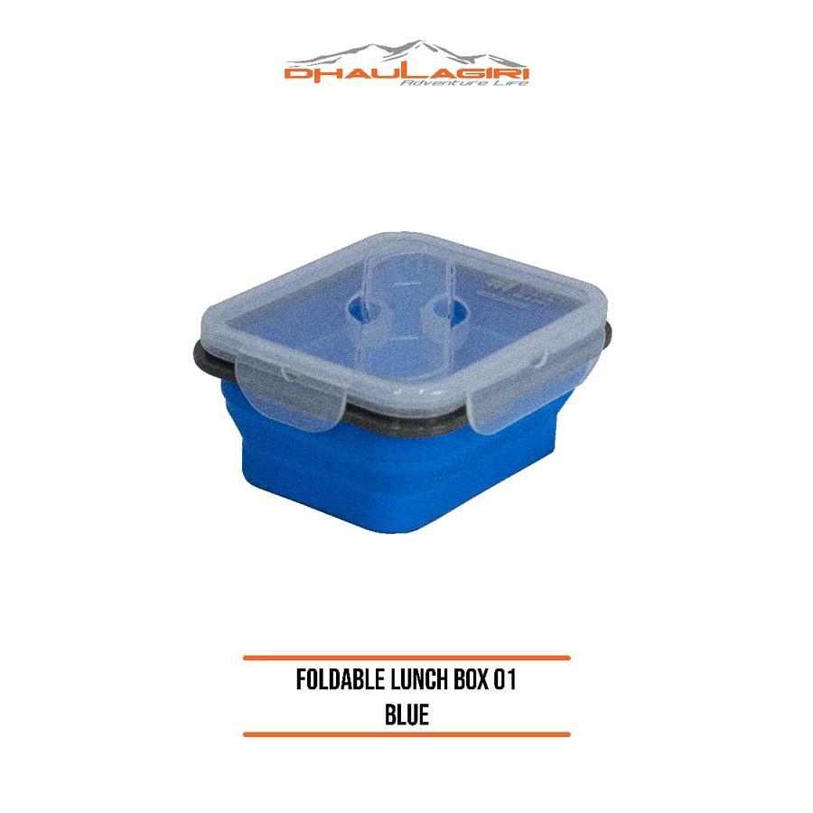 Lunch Box Set Dhaulagiri - Kotak Tempat Makan Silicone - Mangkuk Lipat - Kotak Makan Lipat