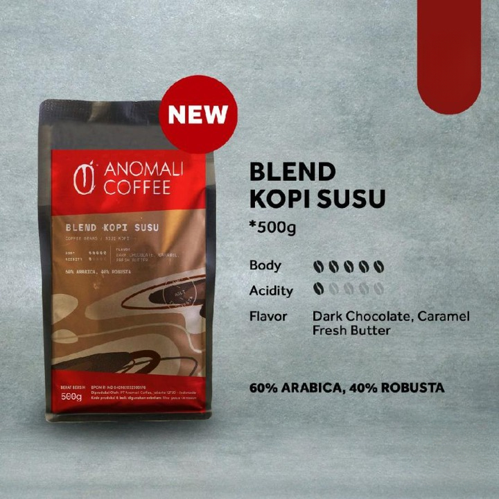 

Coffee Kopi Susu Blend Anomali Berat 500 Gram Minuman Kopi Susu Milk Coffee Aroma Wangi