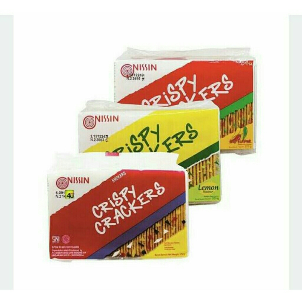 

Nissin Crispy Crackers 250gr - snack crispy crackers