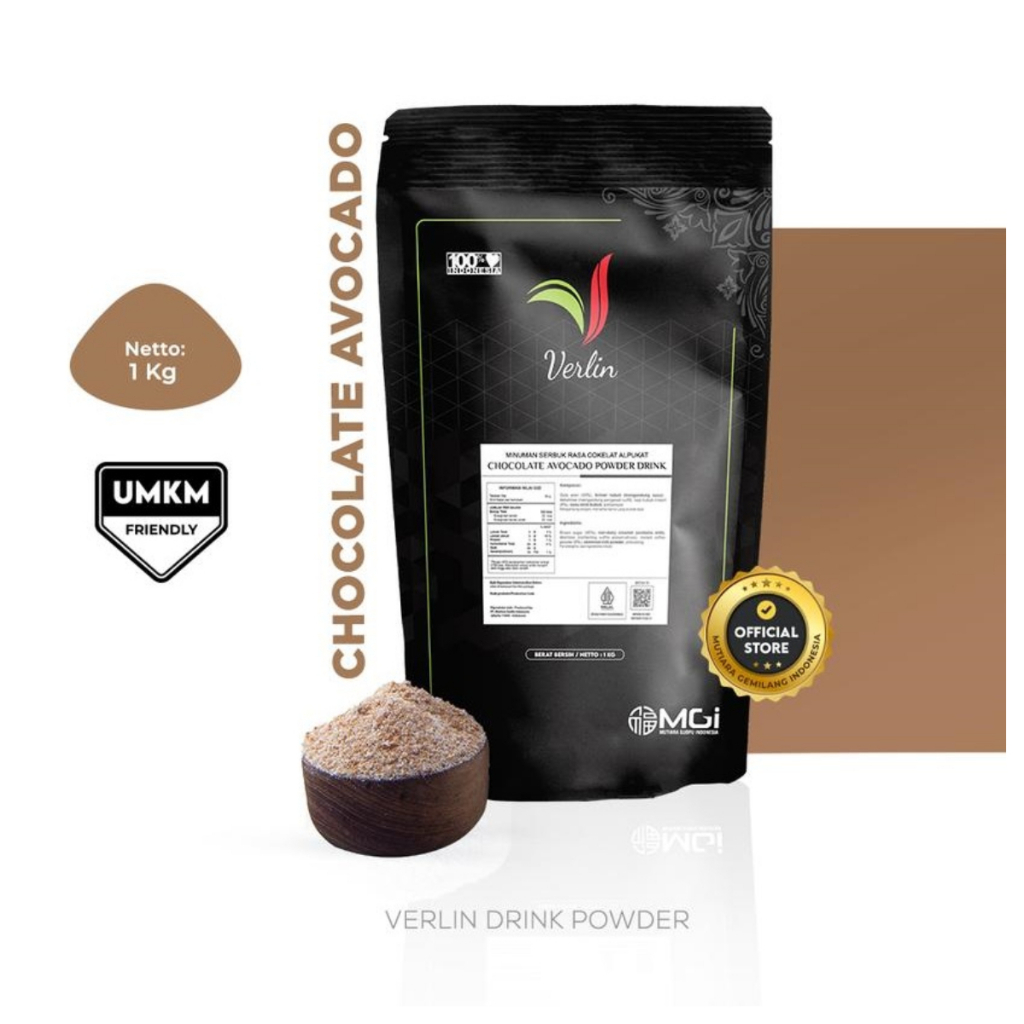 

bubuk minuman Verlin drink powder CHOCOLATE AVOCADO 1kg verlin powder drink chocho alpukat 1kg verlin choco alpukat