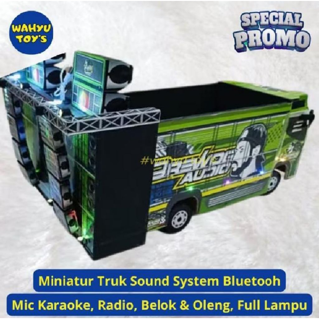 MINIATUR TRUK OLENG SOUND SYSTEM BLUETOOTH