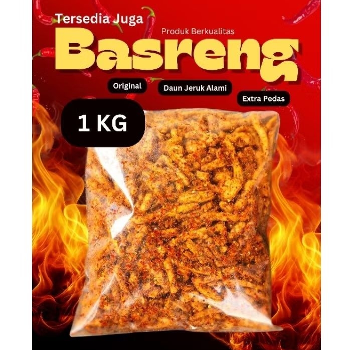 

Basreng Original Pedas Daun Jeruk 30rb Viral Fyp Sultan Snack Krispi Cemilan Kriuk Cikruh Renyah COD