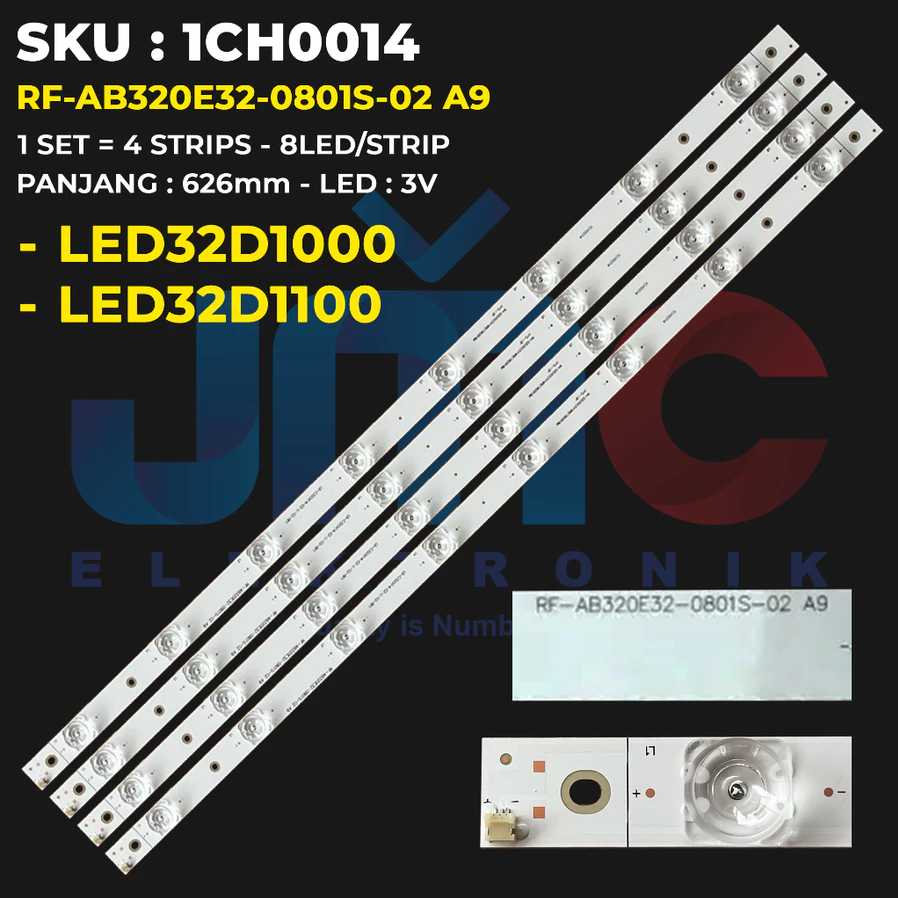 BACKLIGHT TV LED CHANGHONG 32 INCH 32D1000 32D1100