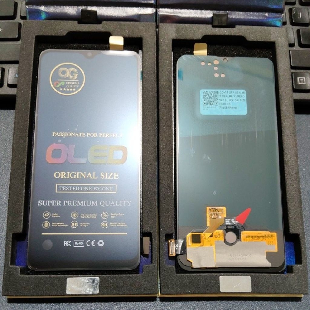 LCD REALME XT/REALME X2/RENO Z/R15X/K5 AMOLED OG SUPER PREMIUM FINGERPRINT BERFUNGSI