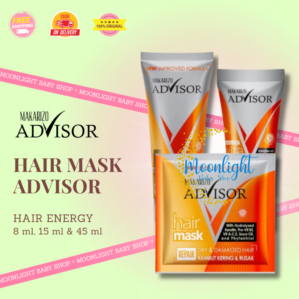MAKARIZO ADVISOR Hair Mask | Vita Max 50ML | Vita Max 8ML