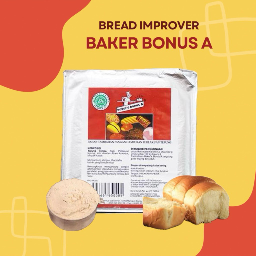 

BAKER’s BONUS A BREAD IMPROVER/ PELEMBUT ROTI [50 gr]