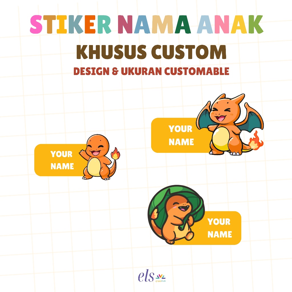 

Stiker Label Nama Anak atau Dewasa KHUSUS CUSTOM FREE CUSTOMABLE DESIGN UKURAN Stiker Pack Fast PO Premium Quality Print Waterproof Oilproof Anti Luntur Promo Termurah Bandung