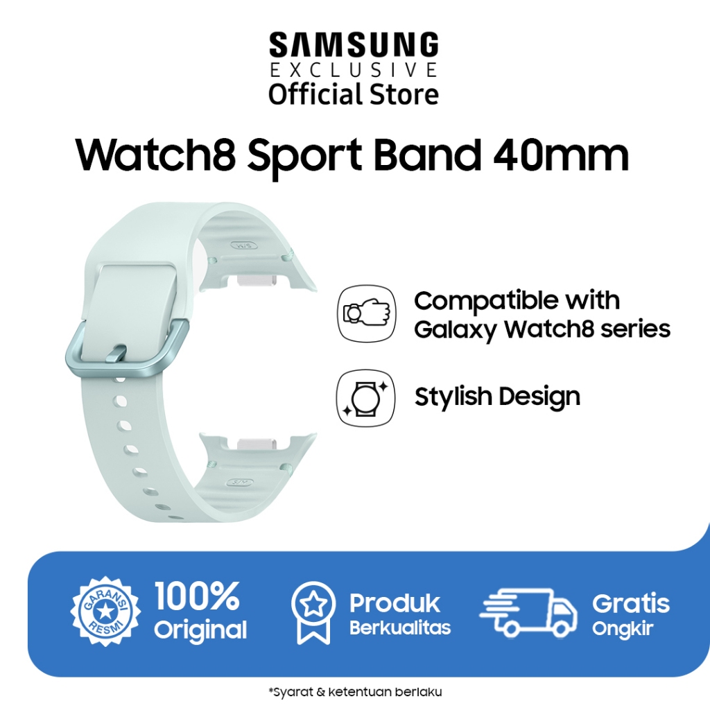 Samsung Galaxy Watch8 Sport Band S/M - Light Green