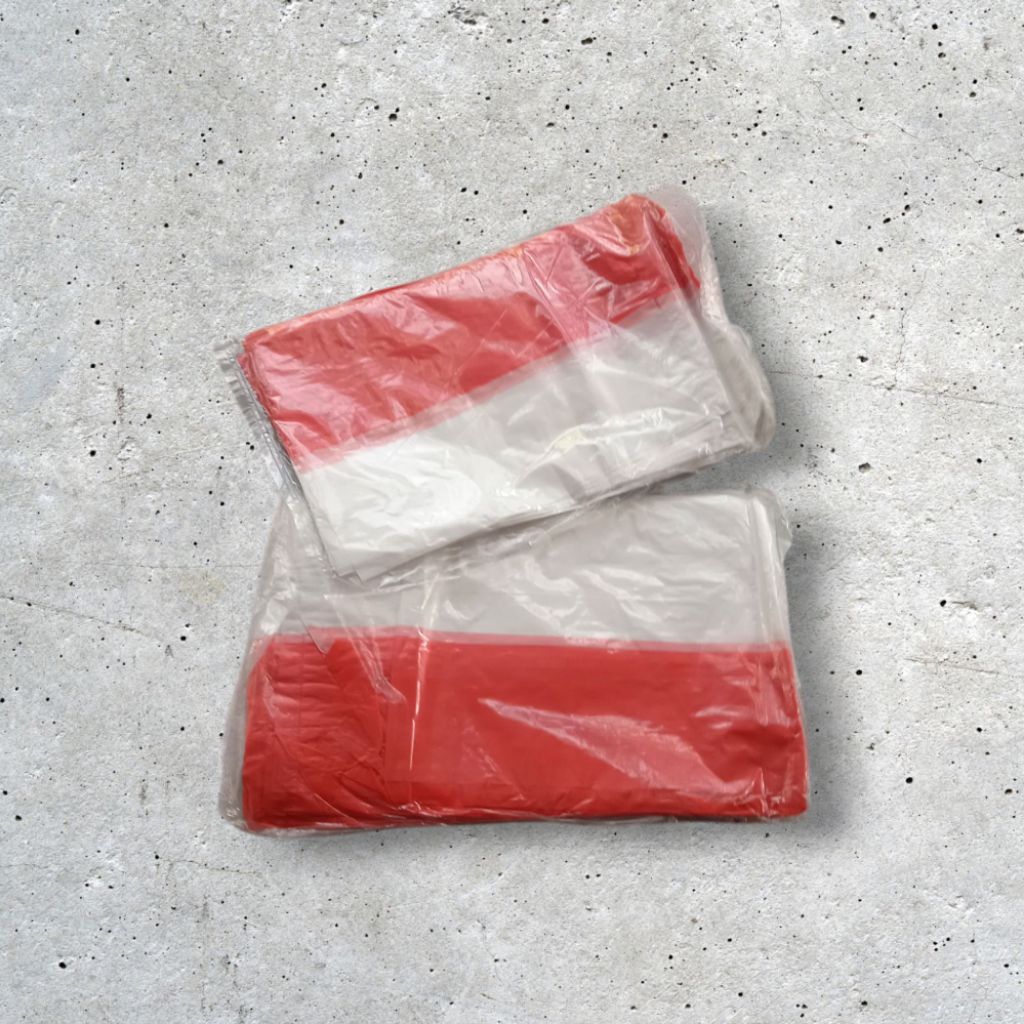 Grosir Bendera Plastik Merah Putih/Bendera Renceng