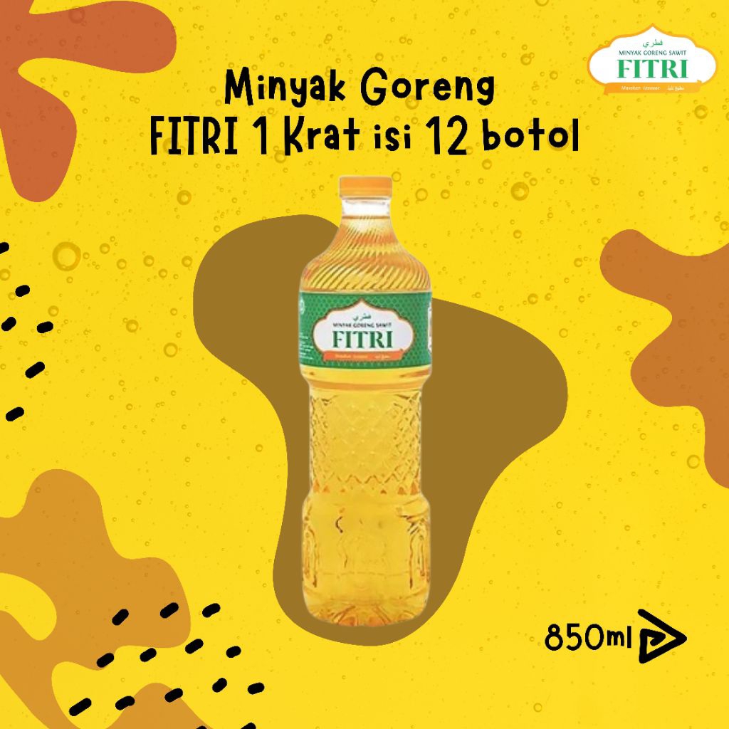 

Minyak Goreng Fitri 850ml 1 Krat Isi 12 Botol