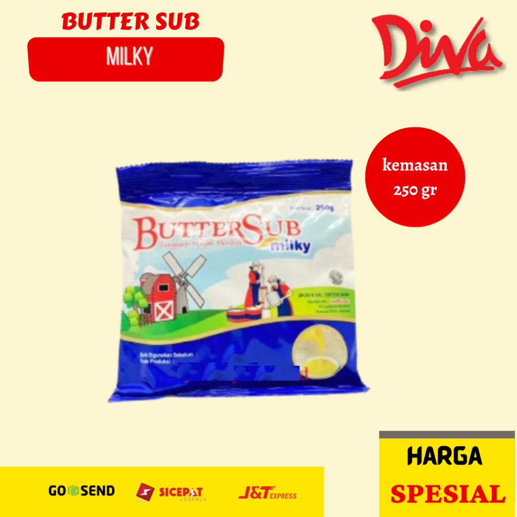 

ButterSub Milky 250gr Premium LandKrone with Delicious Taste | Butter sub Sachet