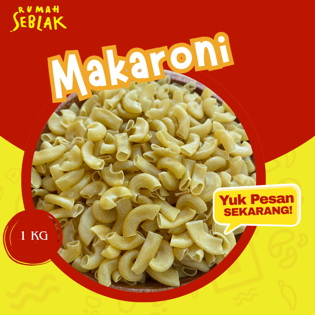 

Makaroni kuning Topping kering untuk seblak