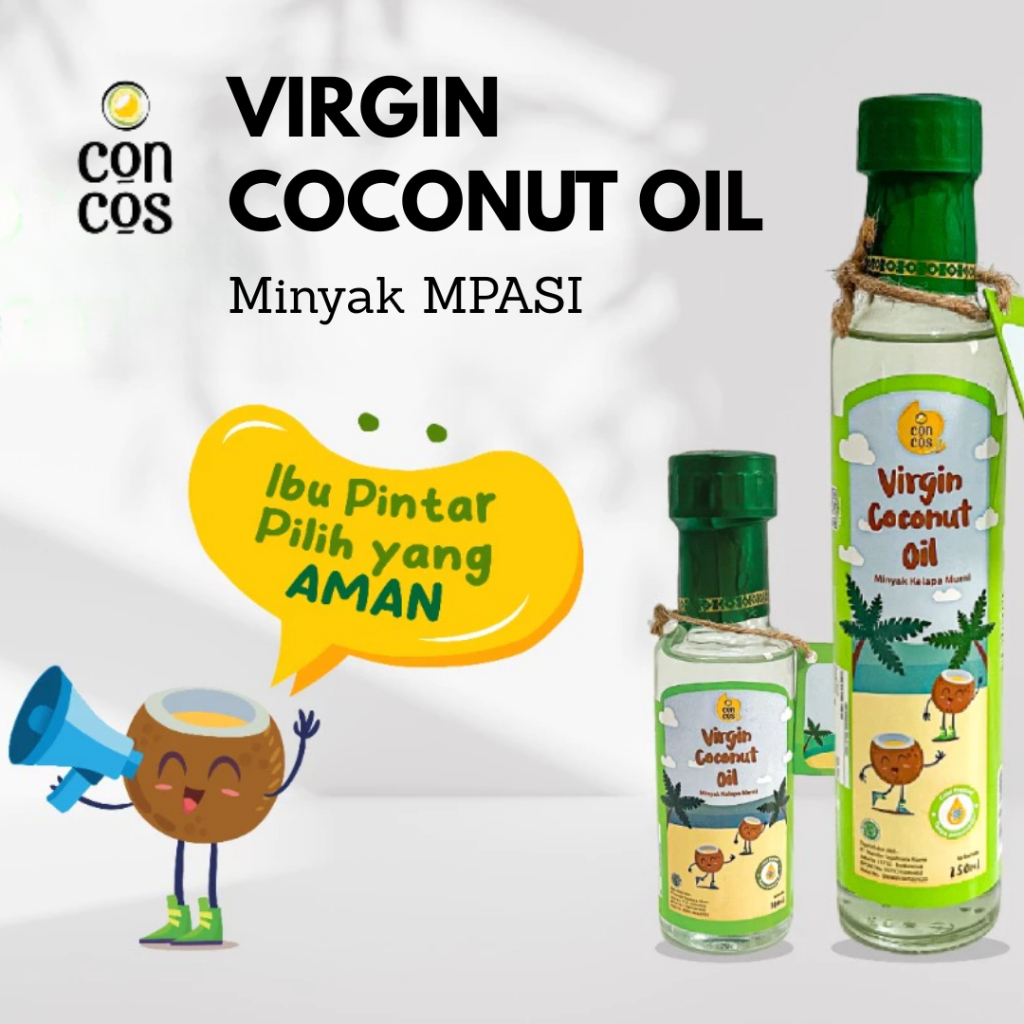 

CONCOS VIRGIN COCONUT OIL - 100% MINYAK KELAPA ASLI VCO