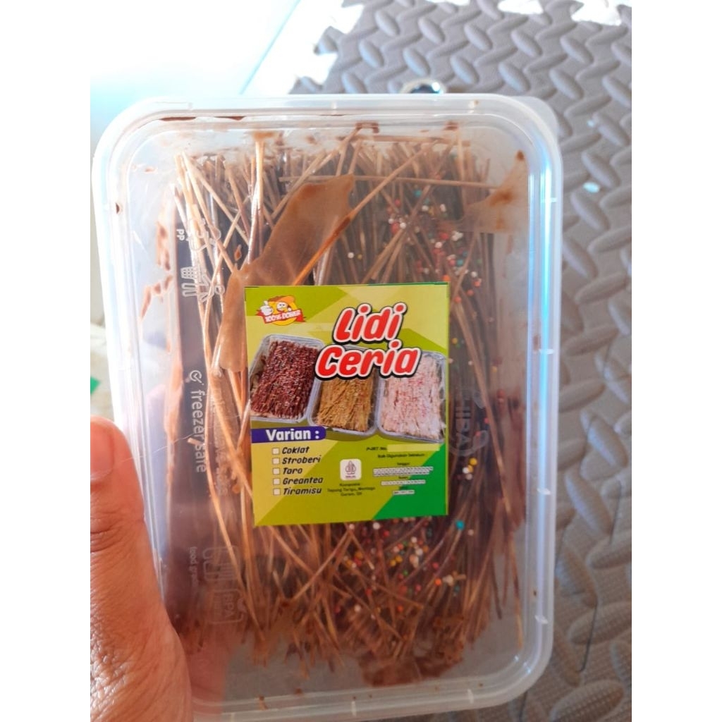 

mie lidi box rasa coklat