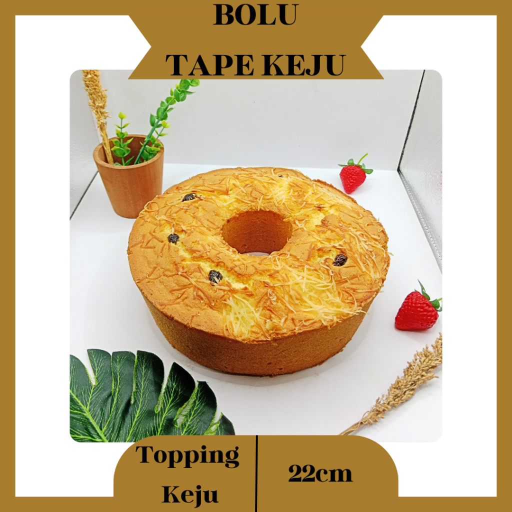

Kue Bolu Tape Susu Keju Panggang Lembut Manis