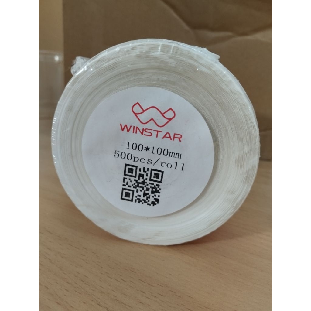 

WINSTAR Label Barcode Thermal 100x100mm isi 500 lembar