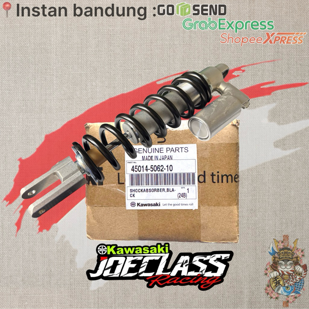 (62-10) Shockabsorber Assy Black KLX140 Japan  Mono Shock Shok Sok Monoshock Belakang Tabung Warna H