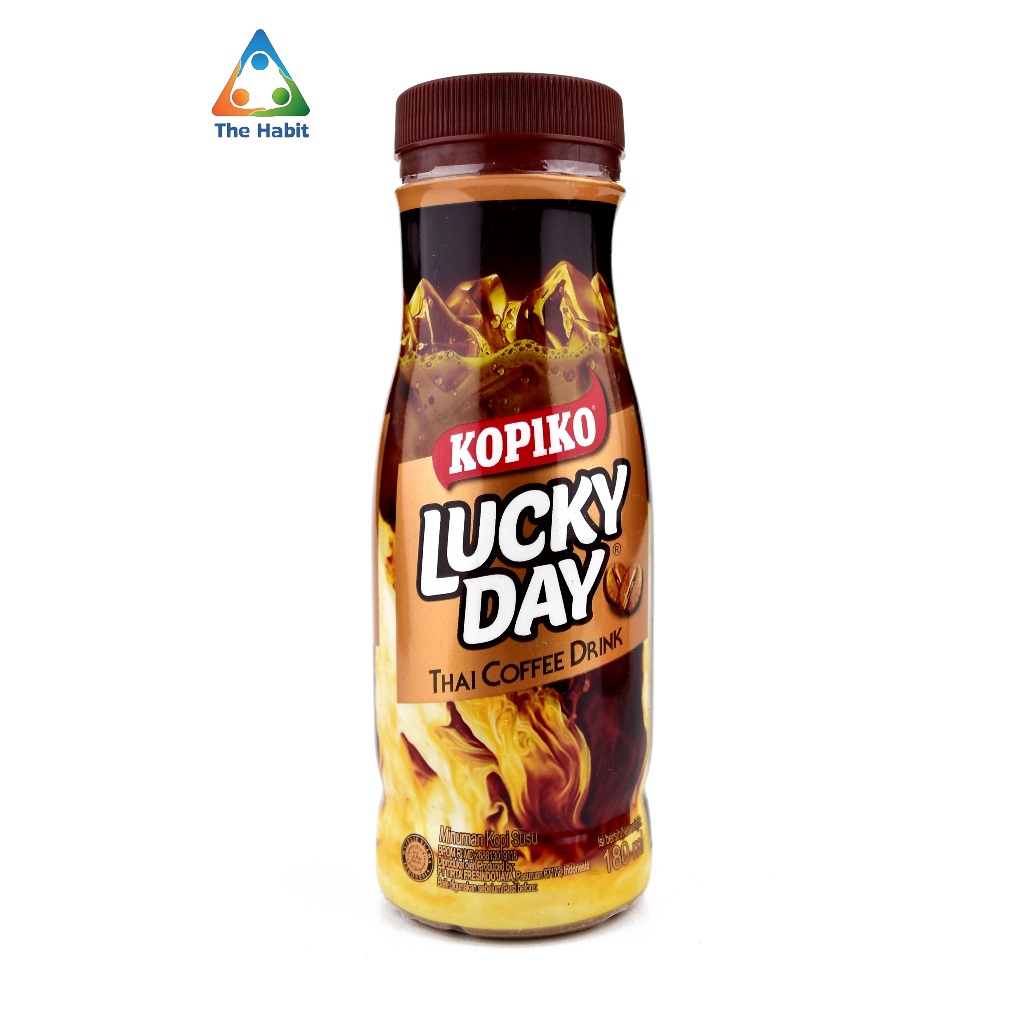 

(The Habit) Kopiko Lucky Day Thai Coffee Drink Botol 180 Ml