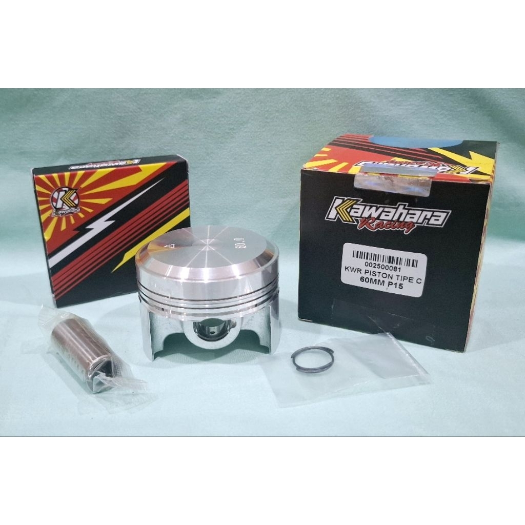 Piston Kit / Seher Kawahara ukuran 60 pen 15