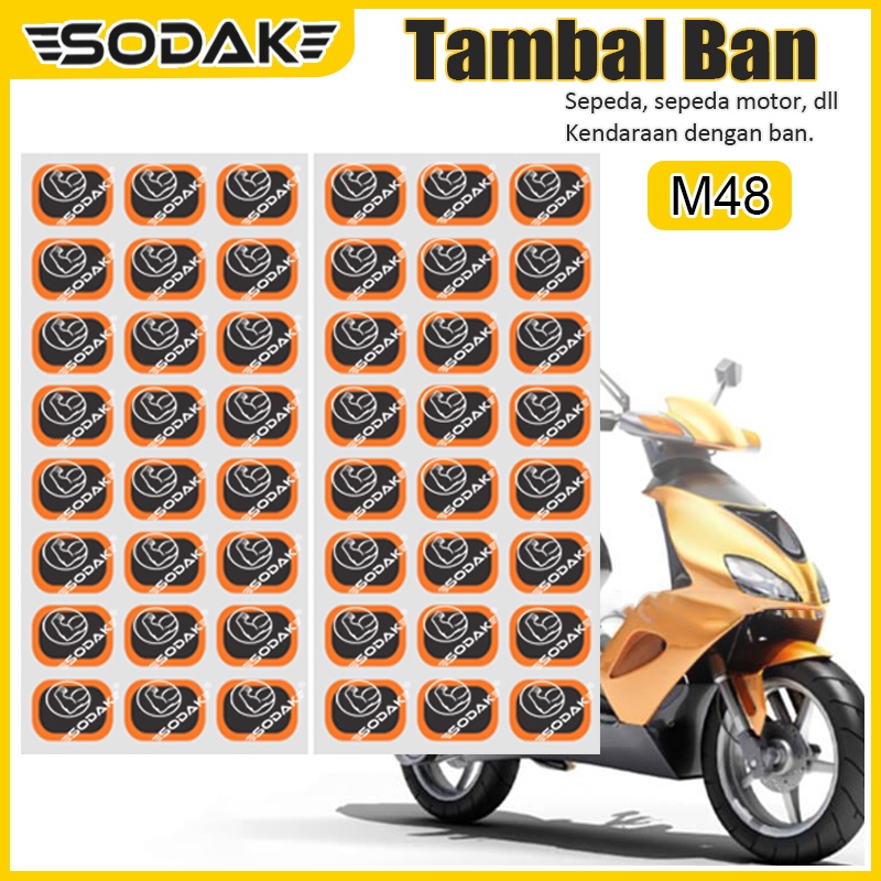 Alat Tambal Ban Sepeda&Motor / Cold Patch Rubber / Karet Tambal Ban Tiptop