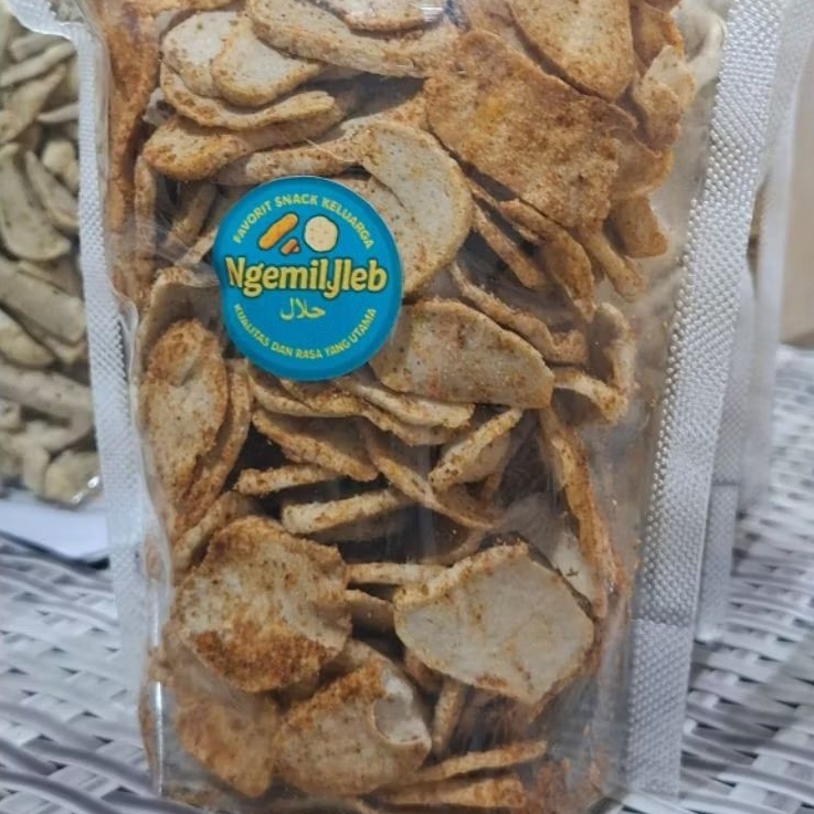 

250 gram Basreng koin Premium Pedas gurih