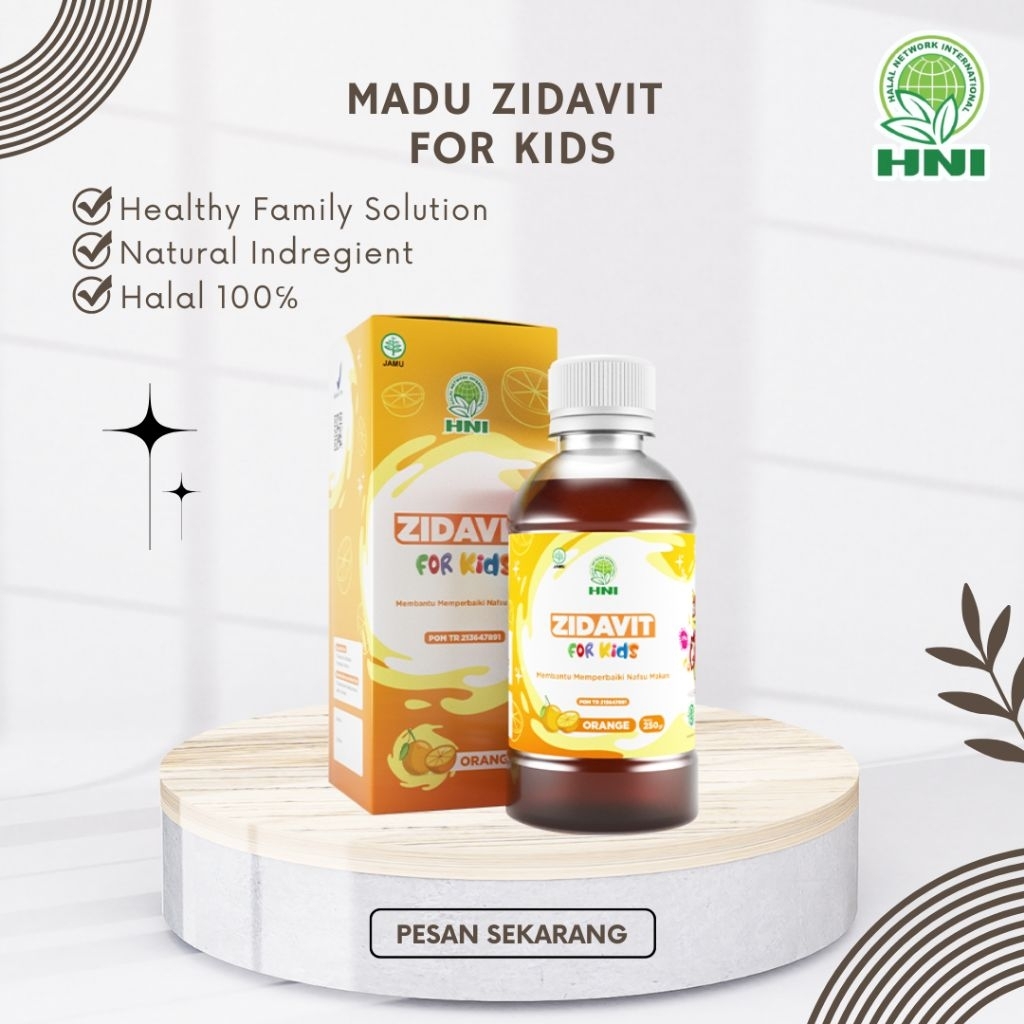 

Madu Zidavit For Kids HNI_Madu herbal untuk anak_250gr_(ORIGINAL)) _