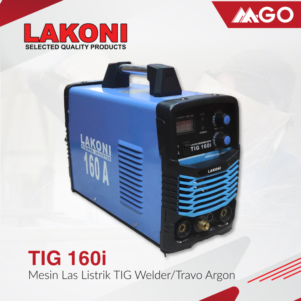 Travo Las Argon / TIG Welder / Mesin Las Listrik LAKONI FALCON TIG 160i