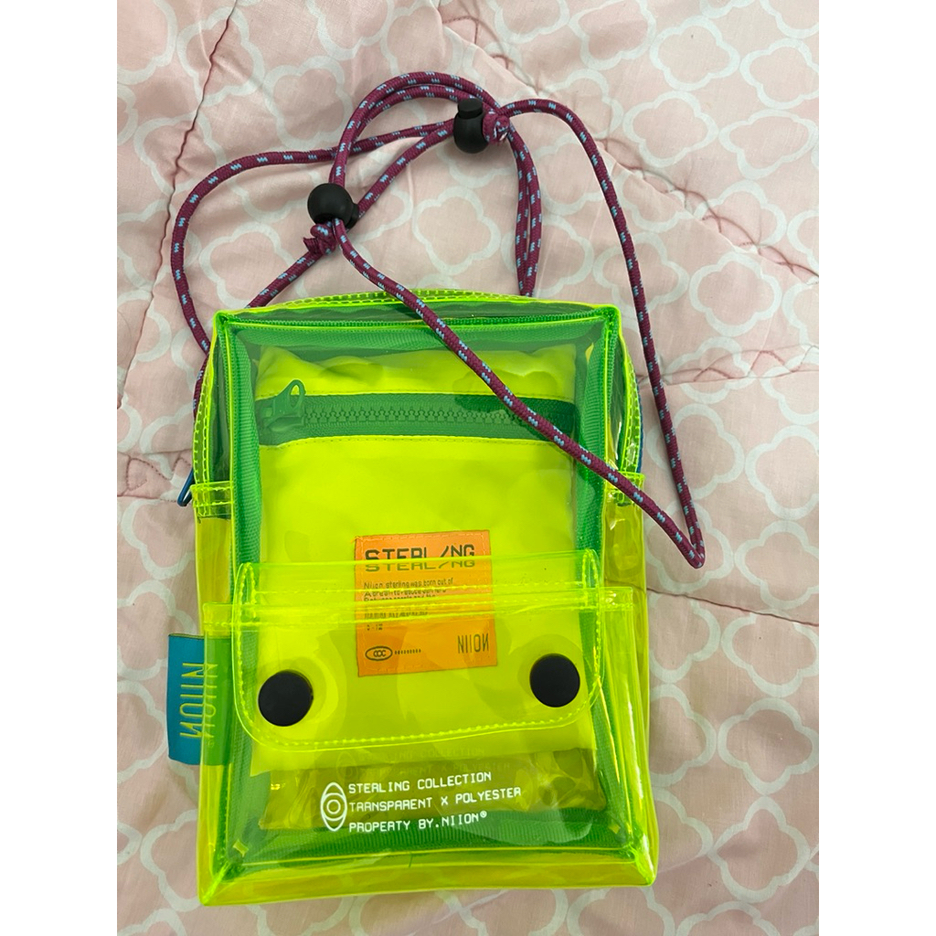 Tas Transparant Warna Hijau