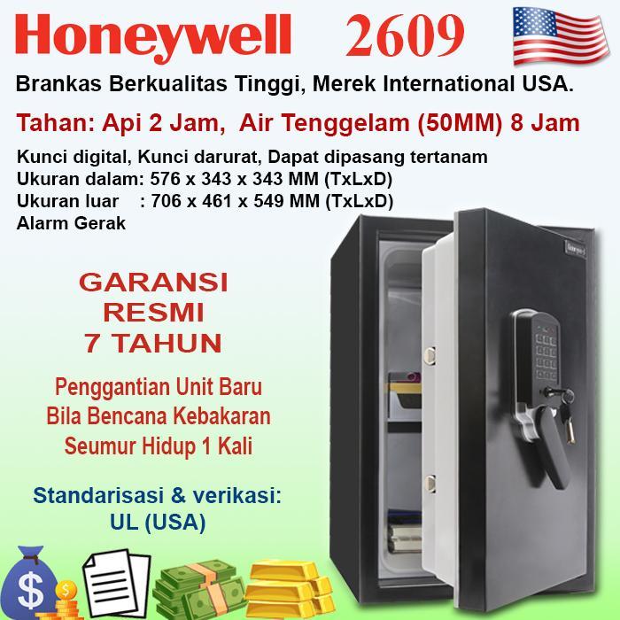 Brankas HONEYWELL 2609 Brankas Tahan Api & Air, Garansi Resmi Brankas Box Safety HONEYWELL 2609