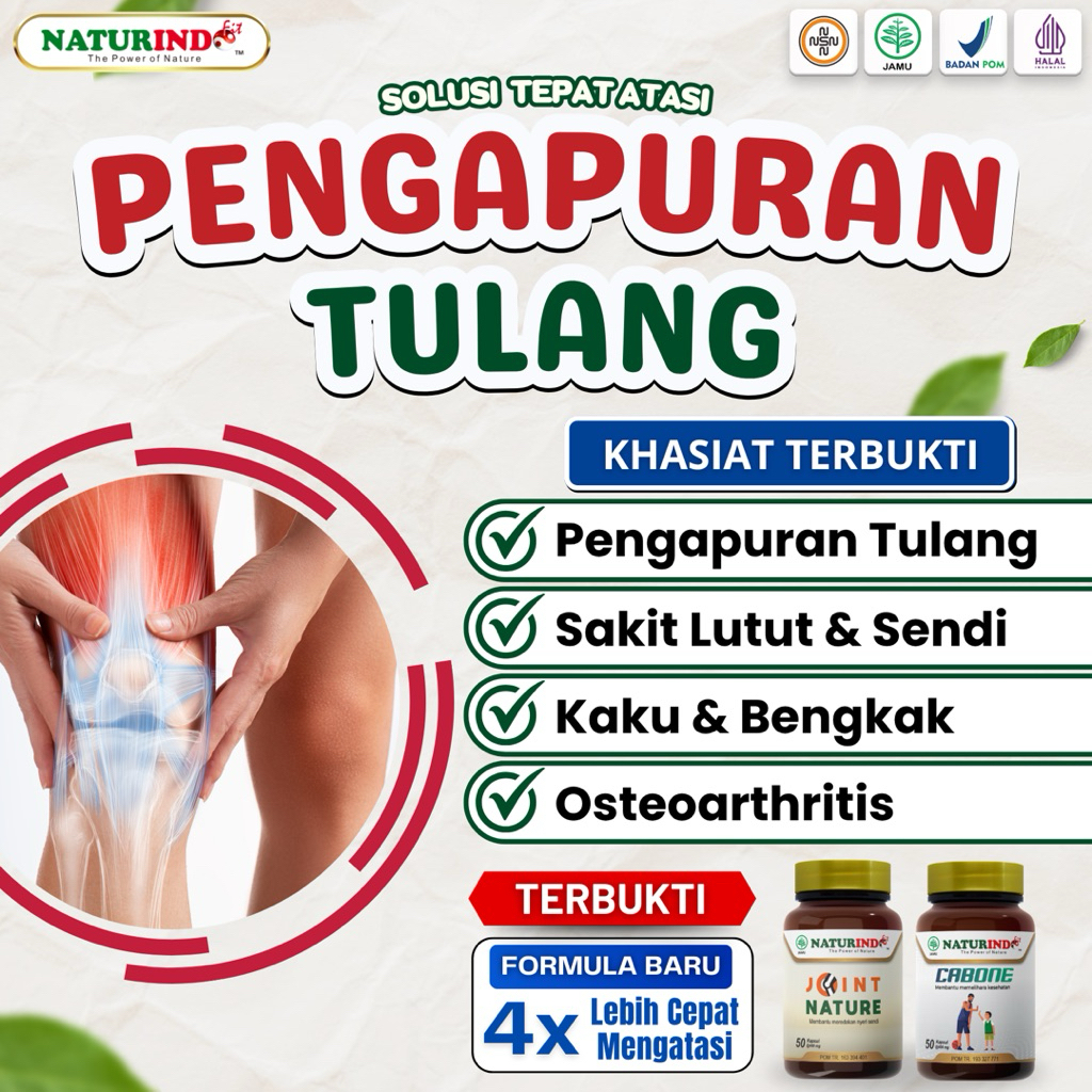 Obat Pengapuran Tulang Nyeri Sendi Lutut Tulang Keropos Osteoporosis