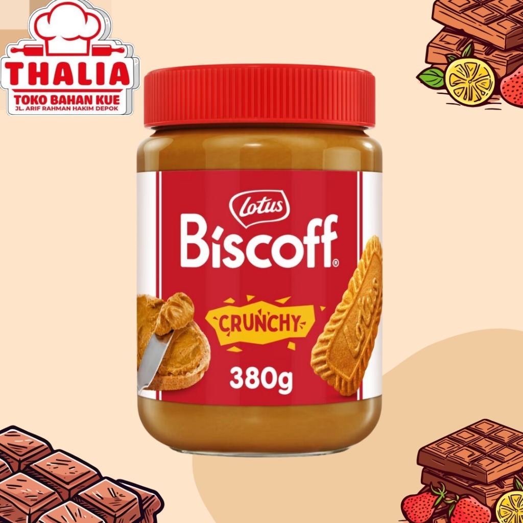 

LOTUS BISCOFF SELAI CRUNCHY 380GR, ISIAN/OLES MAKANAN/CAKE /MINUMAN DLL