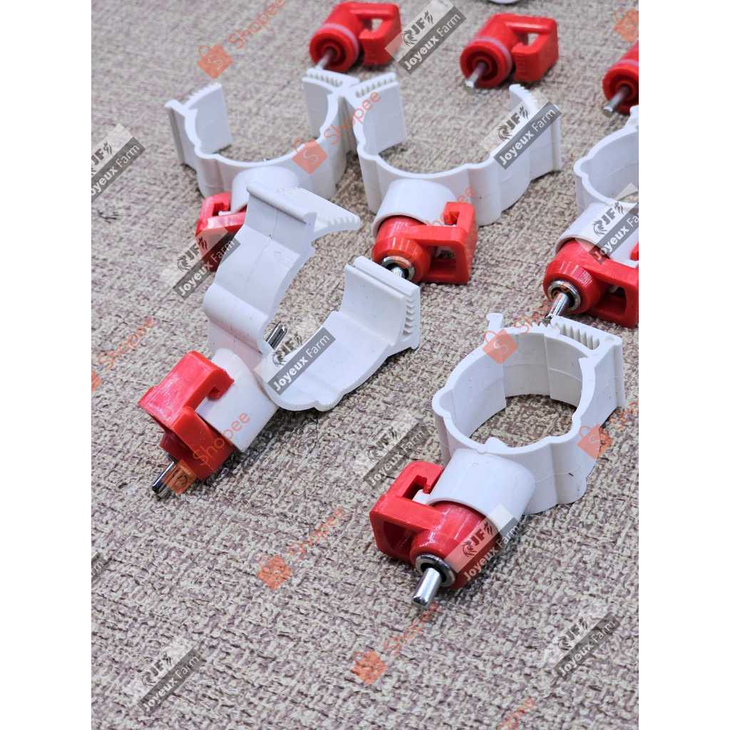 NIPLE MERAH PUTIH / NIPEL 360 / NIPLE DRINKER AYAM / NIPLE A9 /NIPLE SADDLE /NIPLE SABUK PUTIHALAT M