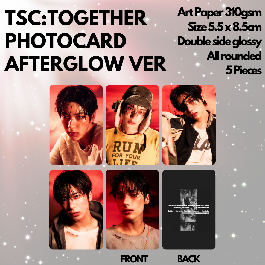 [KUKIRA] Photocard The Star Chapter Together Soobin Yeonjun Beomgyu Taehyun Hueningkai