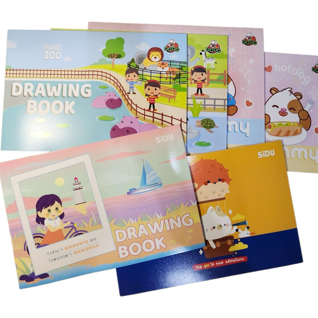 

Buku Gambar A4 SiDU dan DODO Eceran 1 Buku(1pcs) Cod