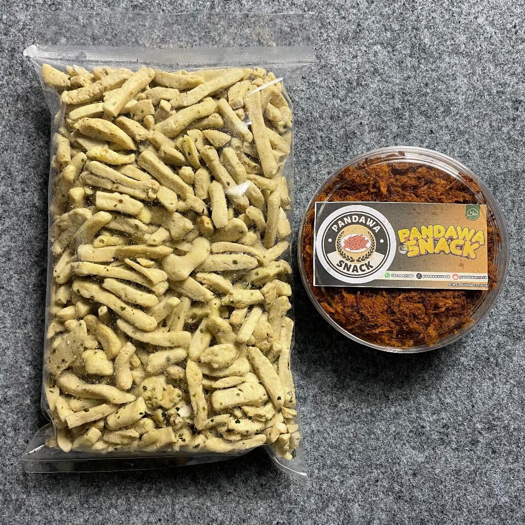 

Basreng Pedas Original 500gr Paket Bundling Abon Ayam 100gr