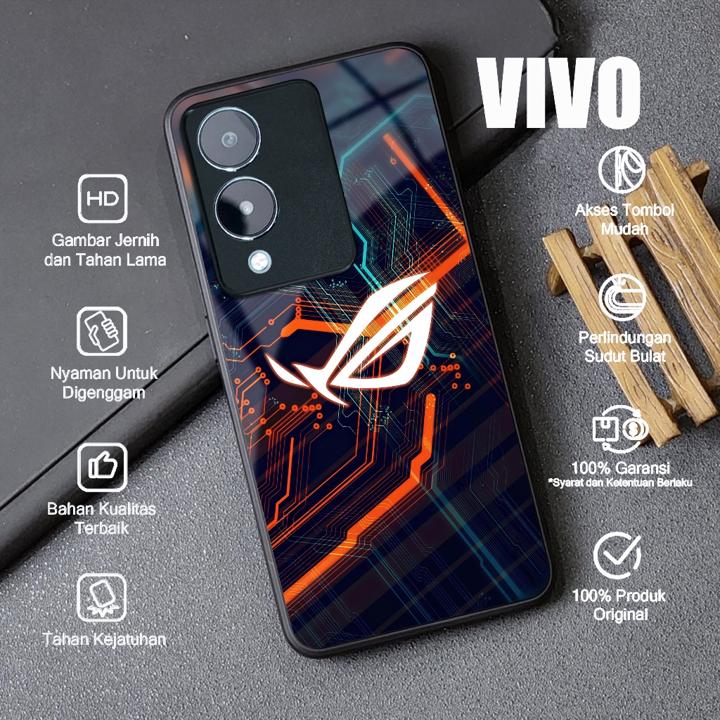 SOFTCASE VIVO Y17S ROG GAMING Casing Hp Vivo Y17S Case Handphone-Pelindung Aksesoris Kesing Silikon