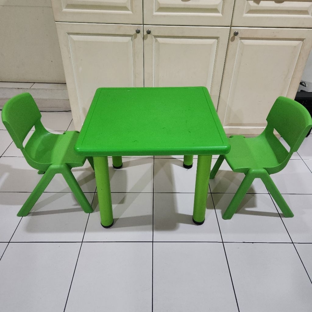 Paket meja belajar table bangku kursi anak yaris original