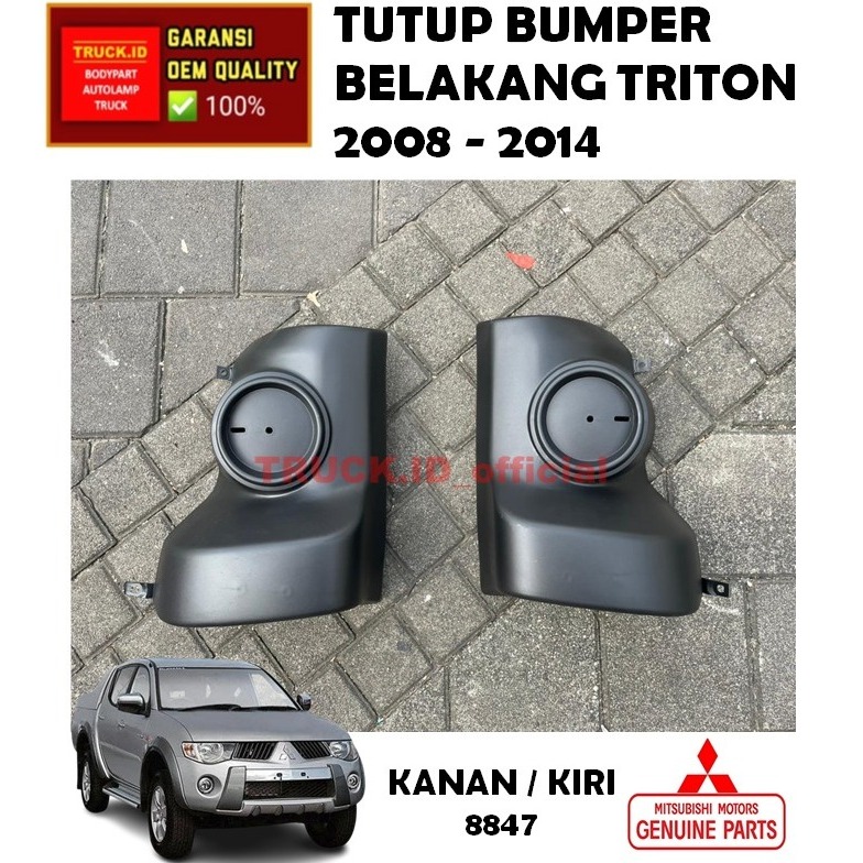 COVER BUMPER TUTUP BEMPER BELAKANG TRITON 2008 2009 2010 2011 2012 2013 2014 KANAN / KIRI *8847