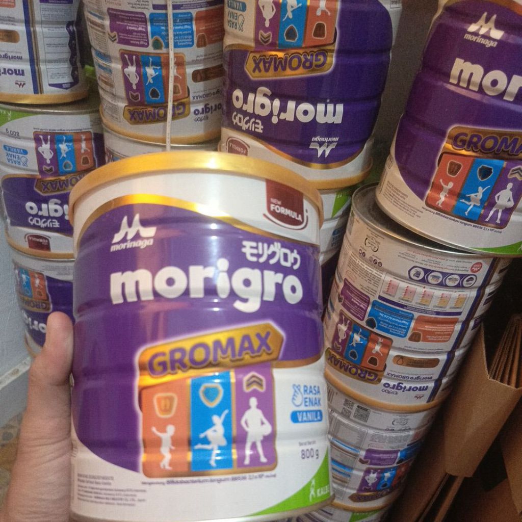 Tempat susu kaleng bekas / Kaleng susu bekas Morigro 800 gram