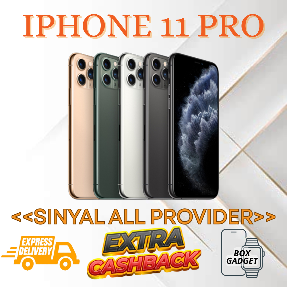 IPHONE 11 PRO 64GB 256GB 512GB SECONDHAND LIKE NEW KONDISI FITUR NORMAL AMANAH TERPERCAYA