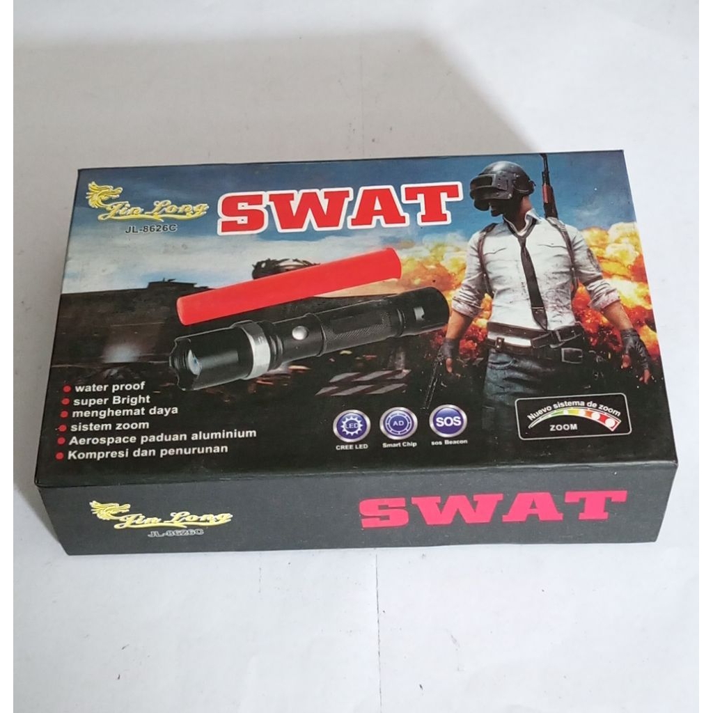 Promo Senter Police/Swat Jin-Long Plus Kompas