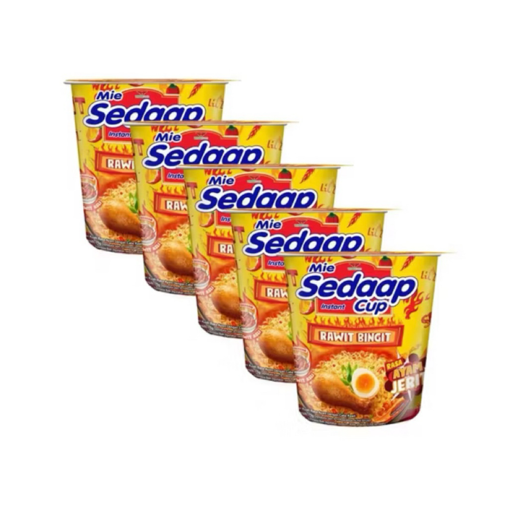 

Mie Sedaap Cup Rawit Bingit Ayam Jerit x5 – Super Pedas, Siap Nendang Lidah! | Sembako Express