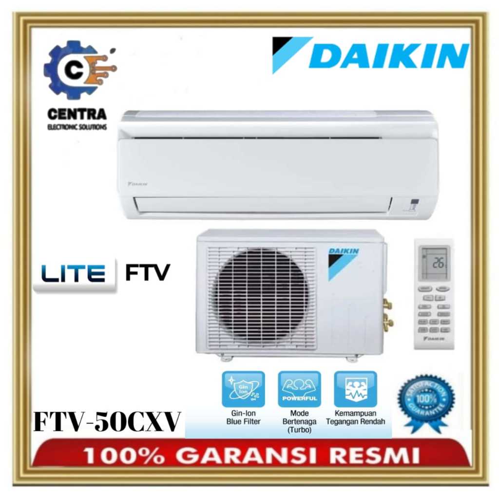 AC DAIKIN SPLIT 2 PK FTV 50 CXV STANDART MALAYSIA