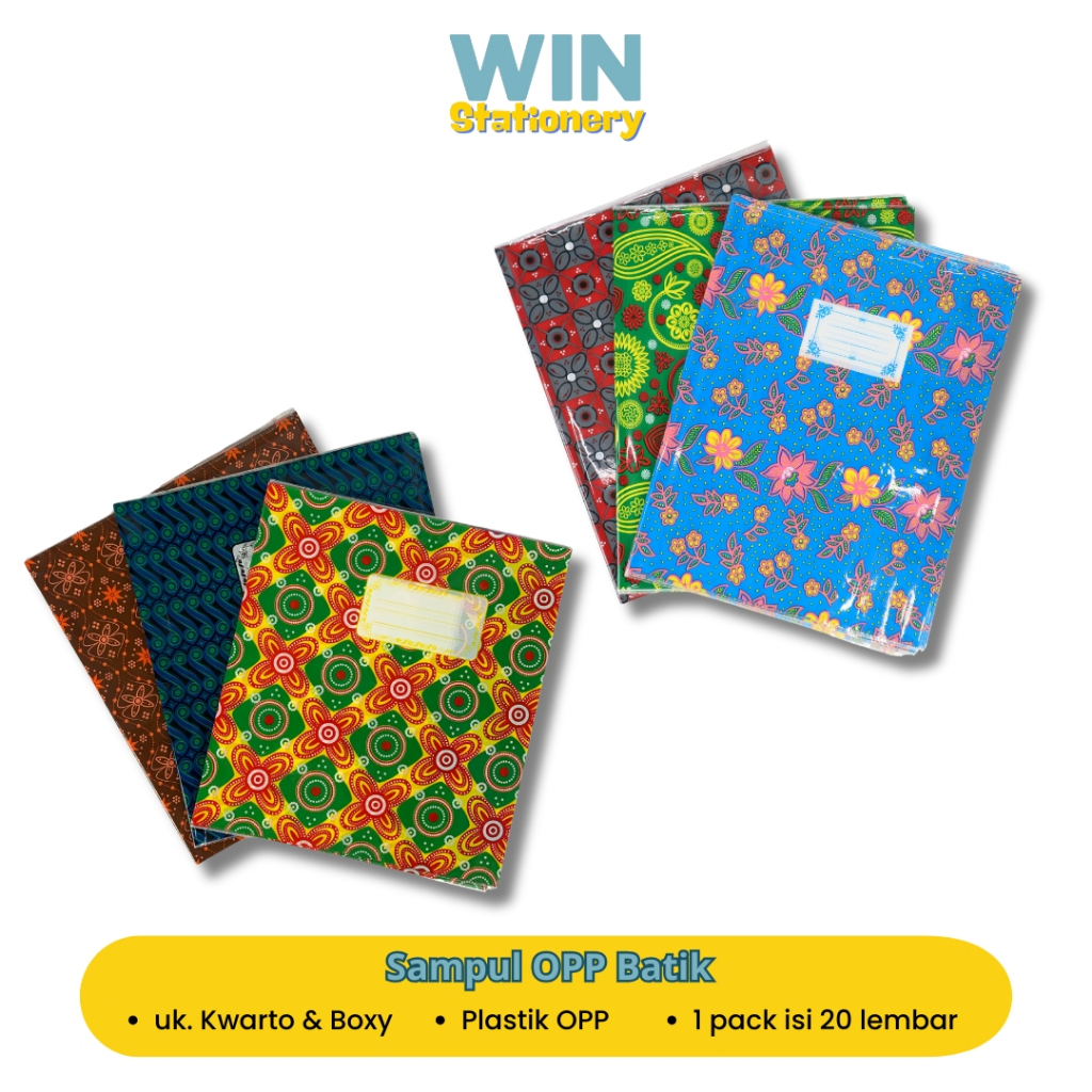 

Worry Sampul Buku Tulis Kwarto Motif Batik