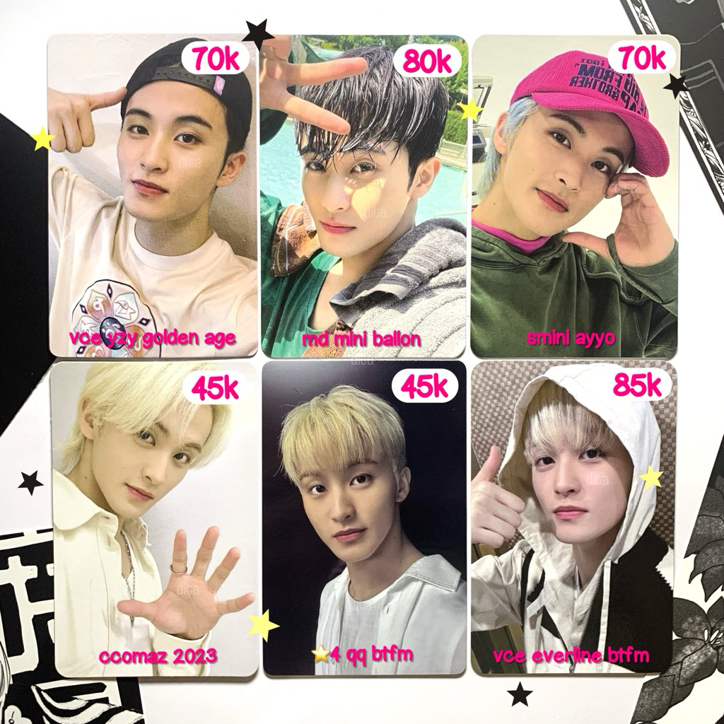 [READY STOCK | OFFICIAL] Photocard Mark VCE YZY Golden Age EVERLINE Kecebur Mini Ballon Smini Ayyo P
