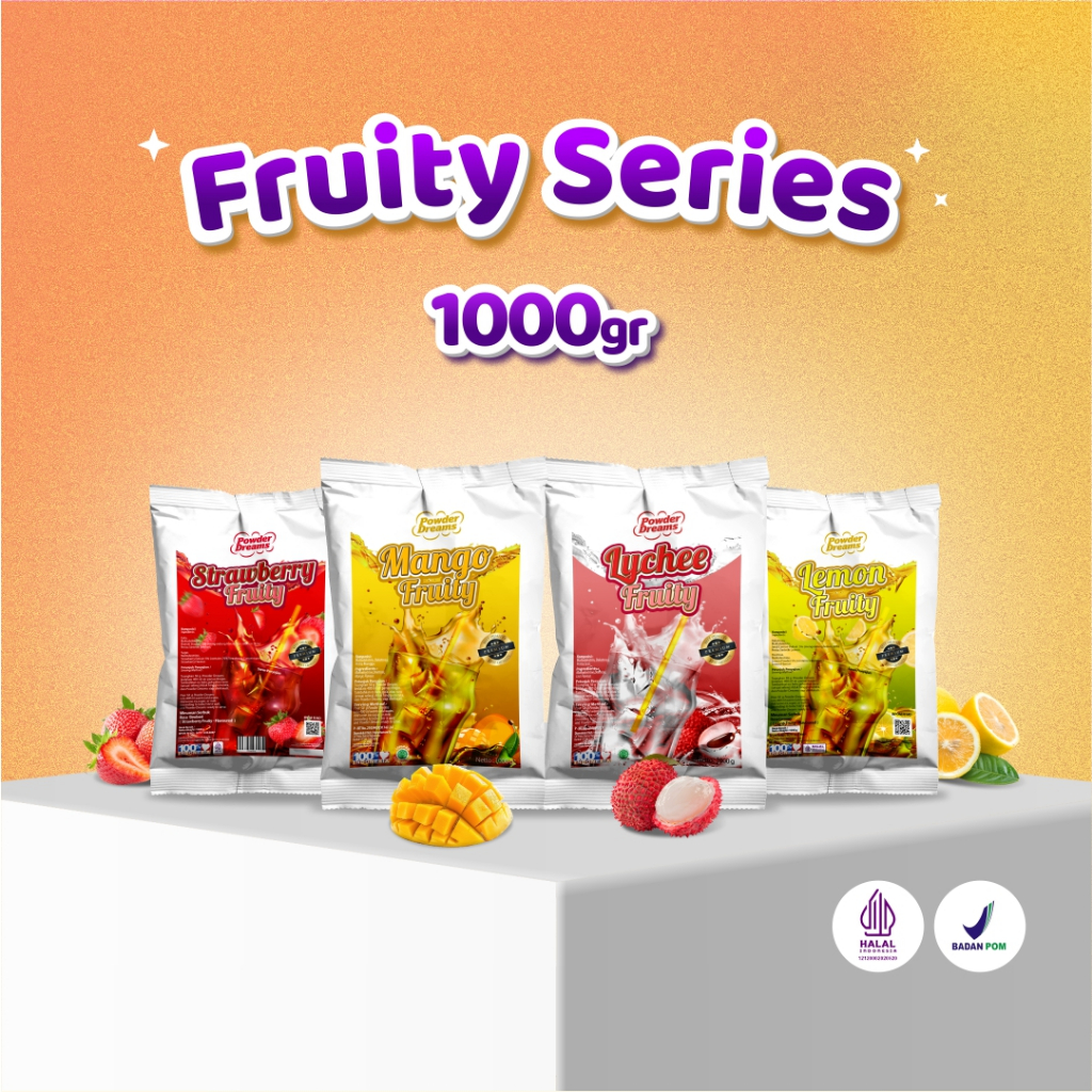 

Powder Dreams - Bubuk Minuman Series Fruity 1 Kg Premium
