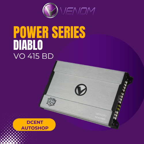 Power Series Venom Baby Diablo VO 415 BD - Power Venom Baby Diablo 4 Channel - Power Mobil - Audio M